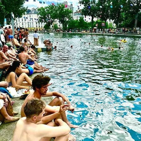 شقة Paris, Au Bord Du Canal Saint Martin *